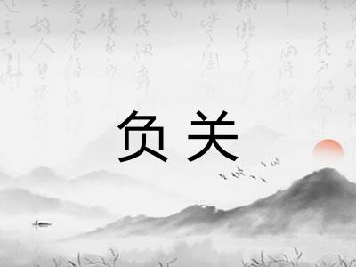 负关
