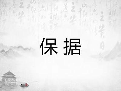 保据