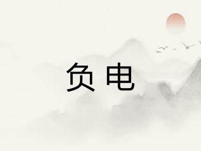 负电