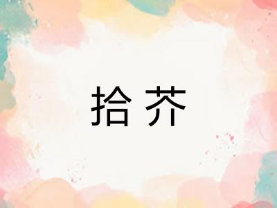 拾芥