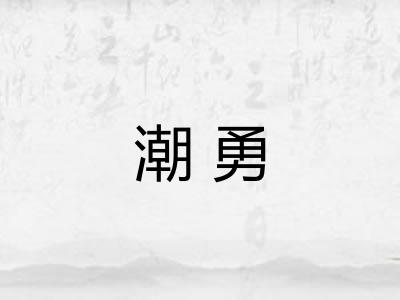 潮勇