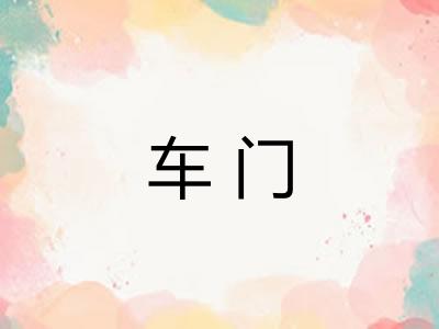 车门
