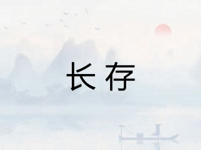 长存 长存