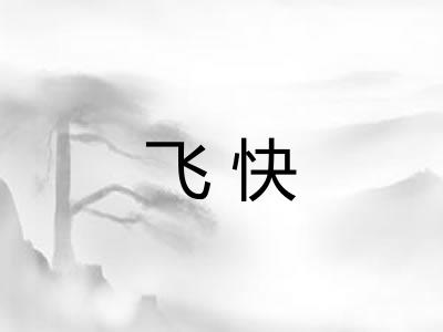 飞快
