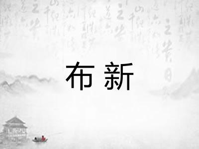 布新