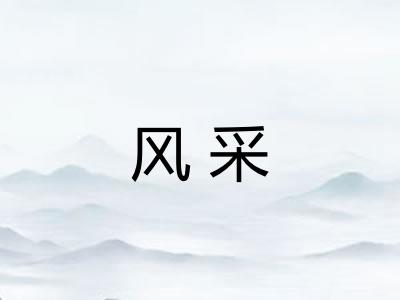 风采