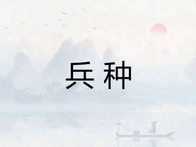 兵种 兵种