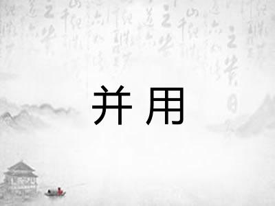 并用