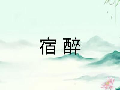 宿醉 宿醉