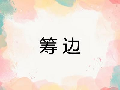 筹边