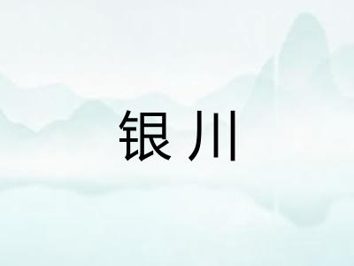 银川 银川