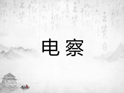 电察 电察