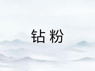 钻粉 钻粉