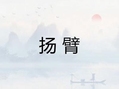 扬臂