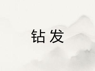钻发 钻发