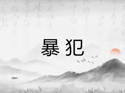 暴犯 暴犯