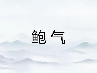 鲍气