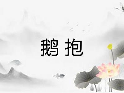 鹅抱