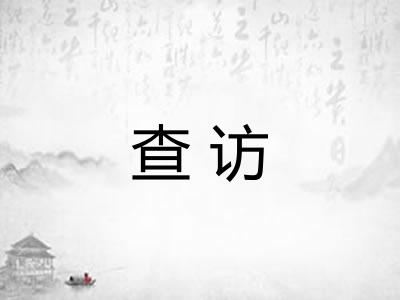 查访 查访