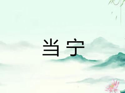 当宁