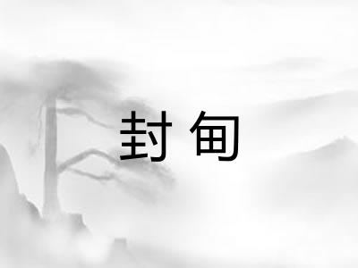 封甸 封甸
