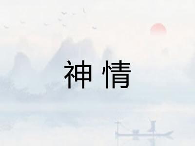 神情 神情