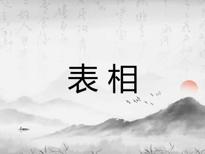 表相 表相