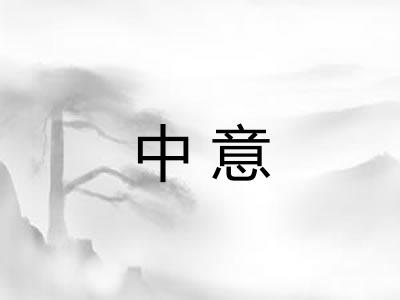 中意 中意