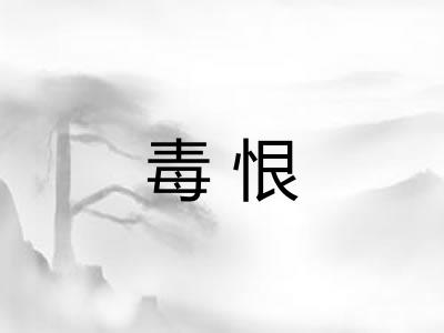 毒恨