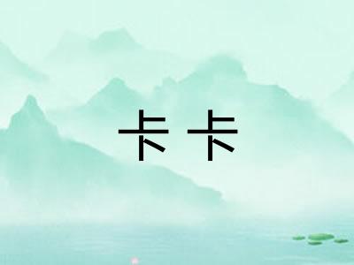卡卡