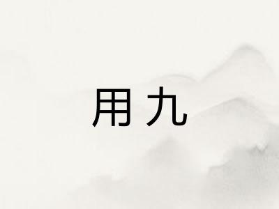用九