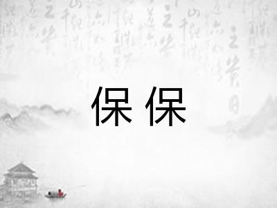 保保 保保