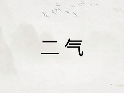 二气 二气