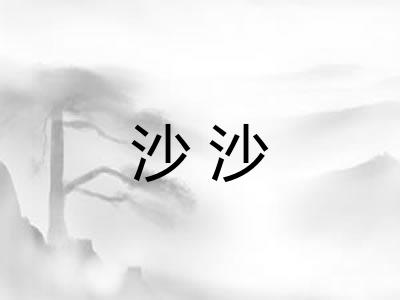 沙沙 沙沙