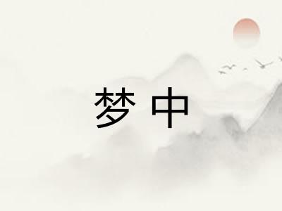 梦中
