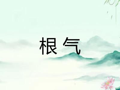 根气 根气