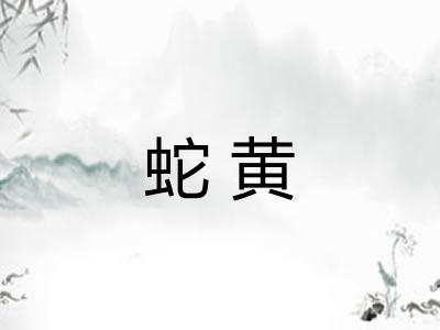蛇黄 蛇黄