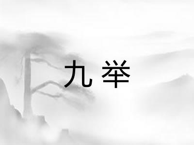 九举 九举