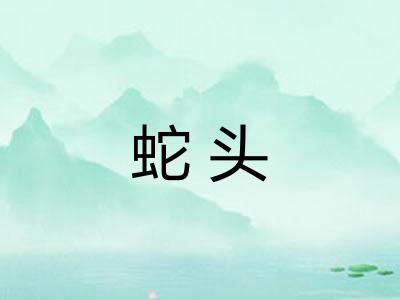 蛇头 蛇头