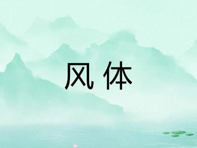 风体