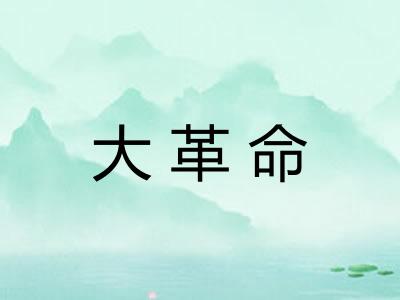大革命 大革命