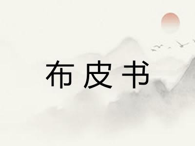 布皮书