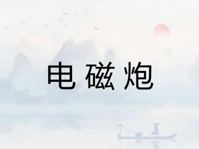 电磁炮 电磁炮