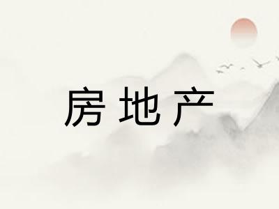 房地产