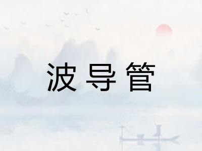 波导管