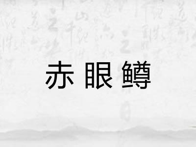 赤眼鳟