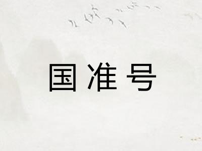 国准号