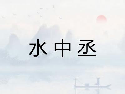 水中丞