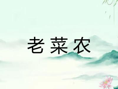 老菜农