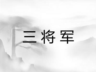 三将军
